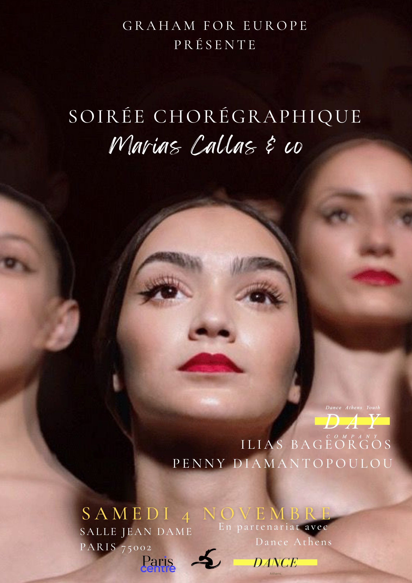 🇫🇷 🇬🇷 Soirée Chorégraphique “Marias Callas & Co” (4 Nov 2023 – Paris)